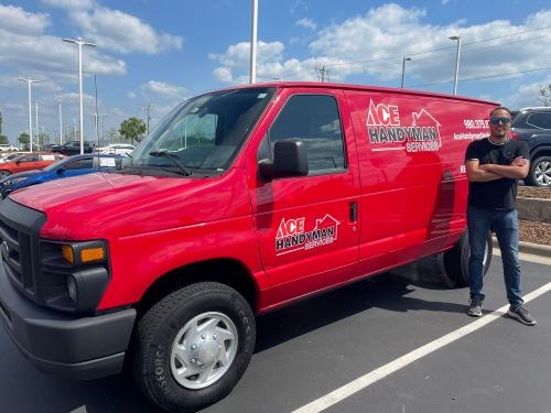 Ace Handyman Services West Charlotte - Owner and his truck