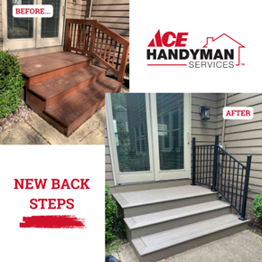 Exterior Step Replacement Lakewood, OH