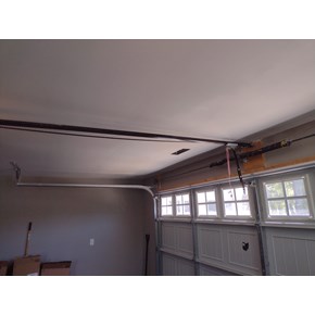 Ace Handyman Services Completed a Garage Ceiling Drywall Repair in Blacklick, Ohio 