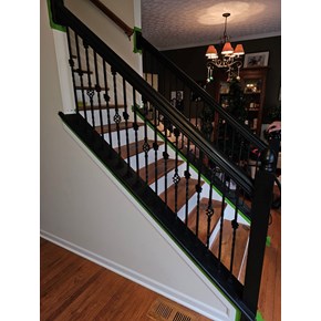 Ace Handyman Services remodeled staircase in Blacklick, Ohio 