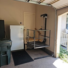 Ace Handyman Services handyman installed a wheelchair ramp in New Albany, Ohio