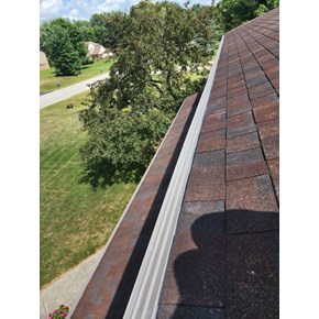 Ace Handyman Services handyman installed gutter guards in Columbus, Ohio