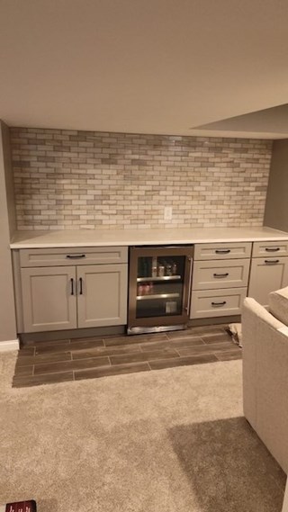 After Ace Handyman Services installed a tile backsplash in Westerville, Ohio