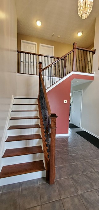 After Ace Handyman Services remodeled these stairs in Westerville, Ohio