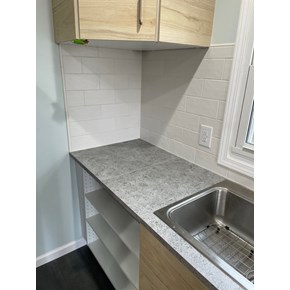 Ace Handyman Services installed a subway tile backsplash in Columbus, Ohio.