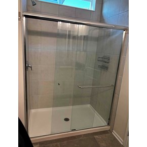 Ace Handyman Services handyman installed an Onyx Collection Products sliding glass door in Westerville, OH