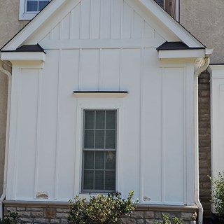 Before Ace Handyman Services handyman repair exterior wood rot in Galena, Ohio