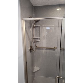 Bathroom Remodel in Westerville, Ohio using Onyx Collection Products