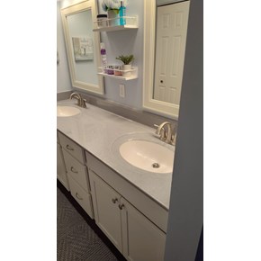 Bathroom Remodel in Westerville, Ohio using Onyx Collection Products