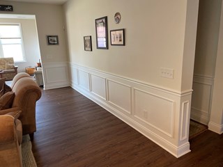 After Ace Handyman Services installed custom wainscoting in Dublin, Ohio