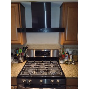 Ace Handyman Services installed a vent hood over a kitchen oven in Columbus, Ohio