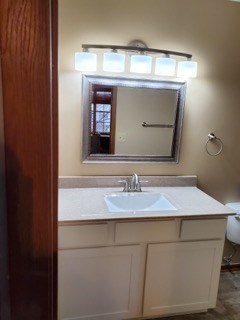 Ace Handyman Services remodeled bathroom in Hilliard, Ohio using Onyx Collection products Ace Handyman Services remodeled bathroom in Hilliard, Ohio using Onyx Collection products