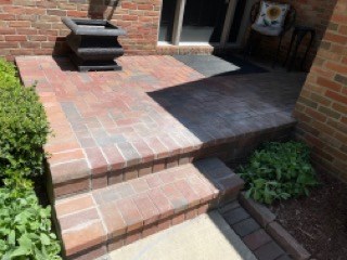 Ace Handyman Services repaired front stairs in Dublin, Ohio