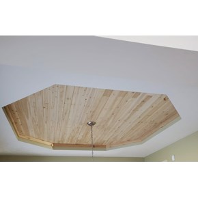 Ace Handyman Services installed a beautiful accent ceiling in Grove City, Ohio