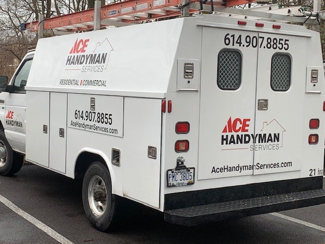 Ace Handyman Services truck in Reynoldsburg, Ohio Ace Handyman Services truck in Reynoldsburg, Ohio