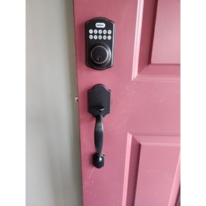 Ace Handyman Services installed a keyless smart lock in Groveport, Ohio