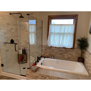 Ace Handyman Services Remodeled Bathroom in Pickerington, Ohio