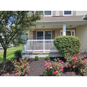 Ace Handyman Services installed a front porch railing and spindles in Pickerington, Ohio