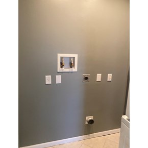 Ace Handyman Services painted a laundry room in Columbus, Ohio.