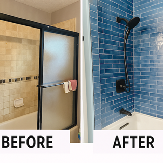 bathroom remodel before and after cincinnati ohio