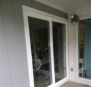 Sliding glass door replacement after