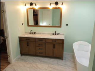 Bathroom repair and upgrade after