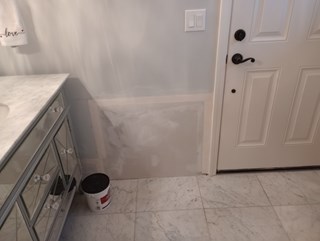Drywall patch water damage in Tualatin after