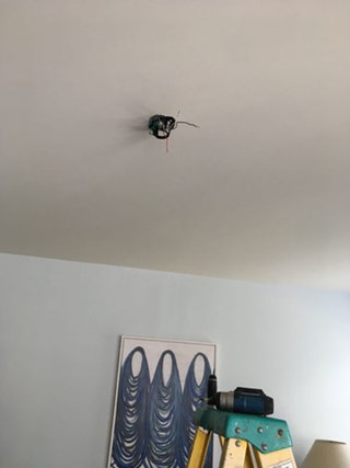 Ceiling Fan Replace in Millersville Before