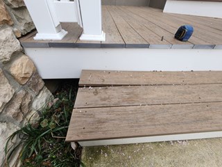 Composite Decking Steps Surface Replace Lancaster Before