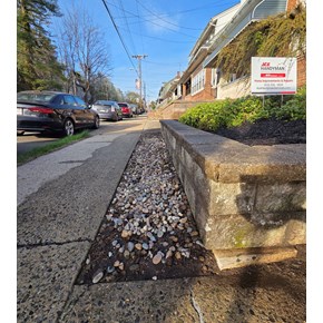 Ace Handyman Services Rebuilt Landscaping Wall in Limerick PA Ace Handyman Services Rebuilt Landscaping Wall in Limerick PA