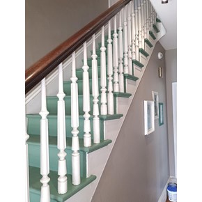 Ace Handyman Services stair painting project in Limerick PA Ace Handyman Services stair painting project in Limerick PA