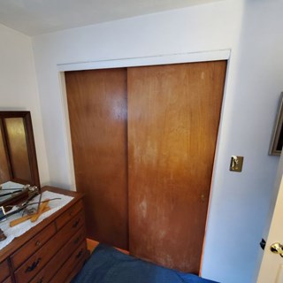 Before Photo of Closet Door Replacement Project in Nanticoke, PA