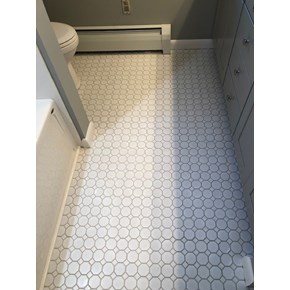 Ace handyman Services Wilkes-Barre and Scranton Bathroom Floor Tile Installation in West Wyoming, PA