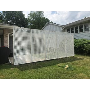 Ace Handyman Services Wilkes-Barre and Scranton Installed a Lattice Screen in Dallas, PA