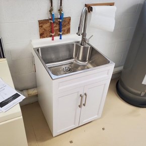 Ace Handyman Services Wilkes-Barre and Scranton Installed New Double Bowl Sink and Trap in Wilkes-Barre, PA