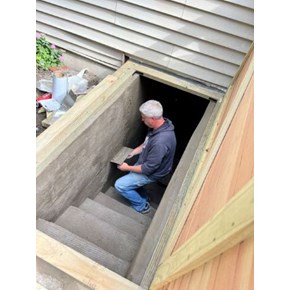 Ace Handyman Services Wilkes-Barre and Scranton Basement Door Foundation Repair in Old Forge, PA