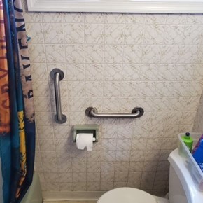 Ace Handyman Services Wilkes-Barre and Scranton Installed Bathroom Grab Bars in Kingston, PA