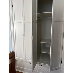 Ace Handyman Services Wilkes-Barre and Scranton Painted Built-in Cabinets in West Pittston, PA