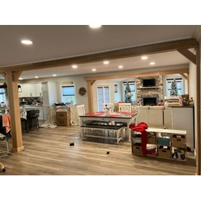 Ace Handyman Services Wilkes-Barre and Scranton Installed Cedar Beams and Columns in Shavertown, PA