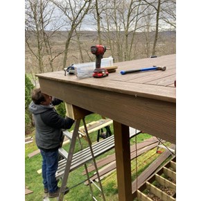 Trex Composite Deck Flooring Installation in Wilkes-Barre, PA