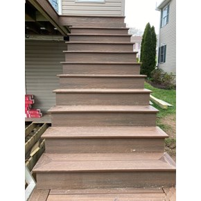 Trex Composite Deck Stairs in Wilkes-Barre, PA