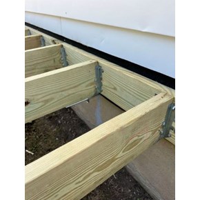 Ace Handyman Services Wilkes-Barre and Scranton Deck Ledger Board Installation in Forty Fort, PA