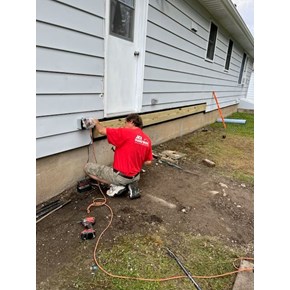 Ace Handyman Services Wilkes-Barre and Scranton Completed a Deck Ledger Board Installation in Forty Fort, PA