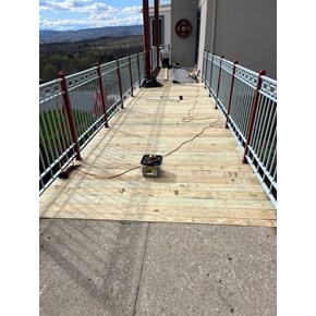 Ace Handyman Services Wilkes-Barre and Scranton Completing Deck Repairs in Moosic, PA