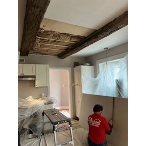 Ace Handyman Services Wilkes-Barre and Scranton Repairs Damaged Drywall Ceiling in Courtdale, PA