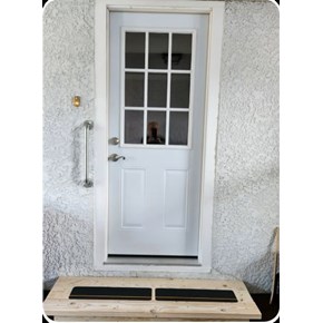 Ace Handyman Services Wilkes-Barre and Scranton Removed and Replaced an Exterior Door in Old Forge, PA