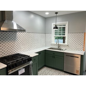 Ace Handyman Services Wilkes-Barre and Scranton Installed a Tile Backsplash in Kingston, PA