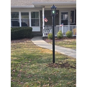 Ace Handyman Services Wilkes-Barre and Scranton Installed a New Exterior Lamp Post in Scranton, PA