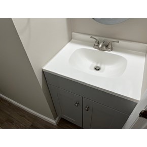 Ace Handyman Services Wilkes-Barre and Scranton Installed a New Bathroom Vanity and Faucet in Luzerne, PA