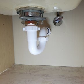 Ace Handyman Services Wilkes-Barre and Scranton Installed a New Vanity Sink P-Trap in Dallas, PA